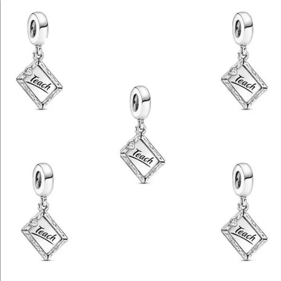 New Teach European 925 Charm Bead - Picture 5 of 6